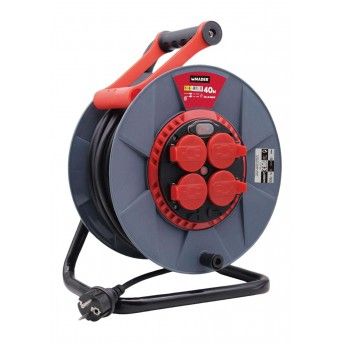 Extens�o El�trica, Enrolador Pl�stico, 40m, 3G2,5mm� ref� 63885 MADER