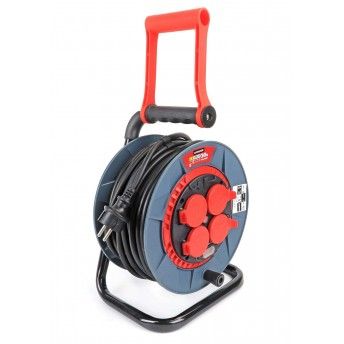 Extensão Elétrica, Enrolador Plástico, 30m, 3G2,5mm² refª 63884 MADER Extensão Elétrica, Enrolador Plástico, 30m, 3G2,5mm² refª 63884 MADER