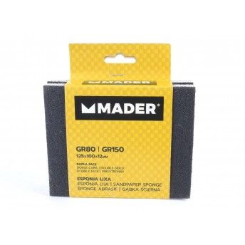 Esponja Lixa, Dupla Face, GR80/GR150 refª 61098 MADER Esponja Lixa, Dupla Face, GR80/GR150 refª 61098 MADER