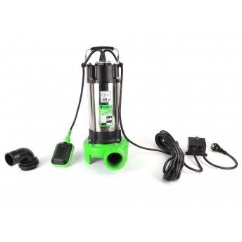 Bomba Submersível, Águas Sujas, 1300W, com Triturador refª 48583 SAURIUM Bomba Submersível, Águas Sujas, 1300W, com Triturador refª 48583 SAURIUM