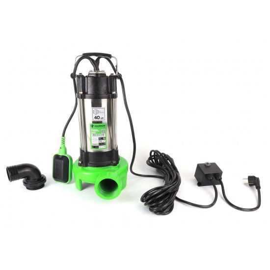 Bomba Submersível, Águas Sujas, 1100W, com Triturador refª 48582 SAURIUM Bomba Submersível, Águas Sujas, 1100W, com Triturador refª 48582 SAURIUM