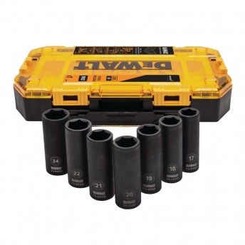 Conjunto 7 Chaves de Caixa 1/2 McLaren refª DT70905-QZ Dewalt Conjunto 7 Chaves de Caixa 1/2 McLaren refª DT70905-QZ Dewalt