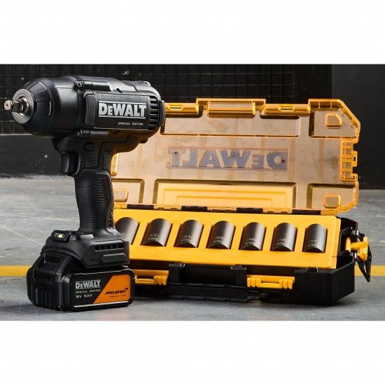 Conjunto 7 Chaves de Caixa 1/2 McLaren refª DT70905-QZ Dewalt Conjunto 7 Chaves de Caixa 1/2 McLaren refª DT70905-QZ Dewalt