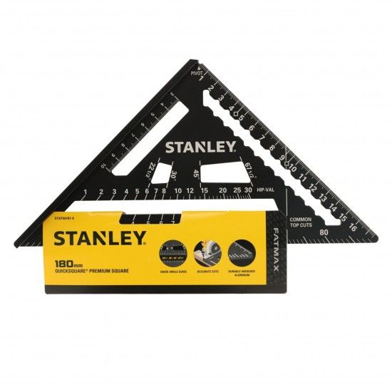 Esquadro 180mm Alumínio refª STHT46101-0 STANLEY Esquadro 180mm Alumínio refª STHT46101-0 STANLEY