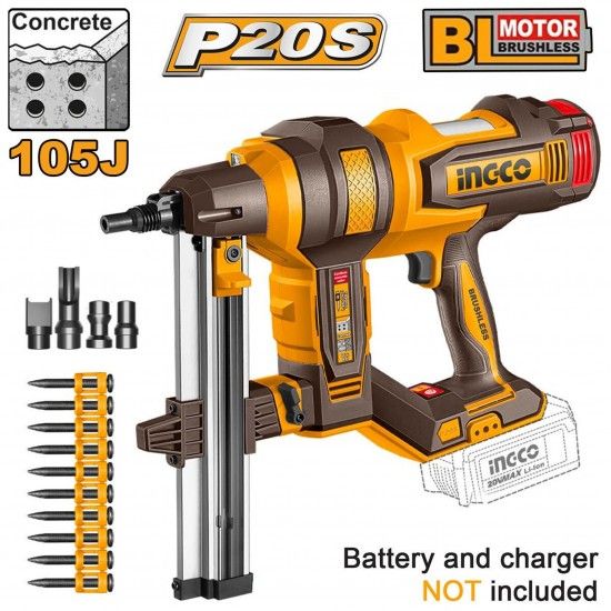 Pregadora p/bet�o 20V + Mala (sem baterias e sem carregador) ref� CCNLI9005 IngCo