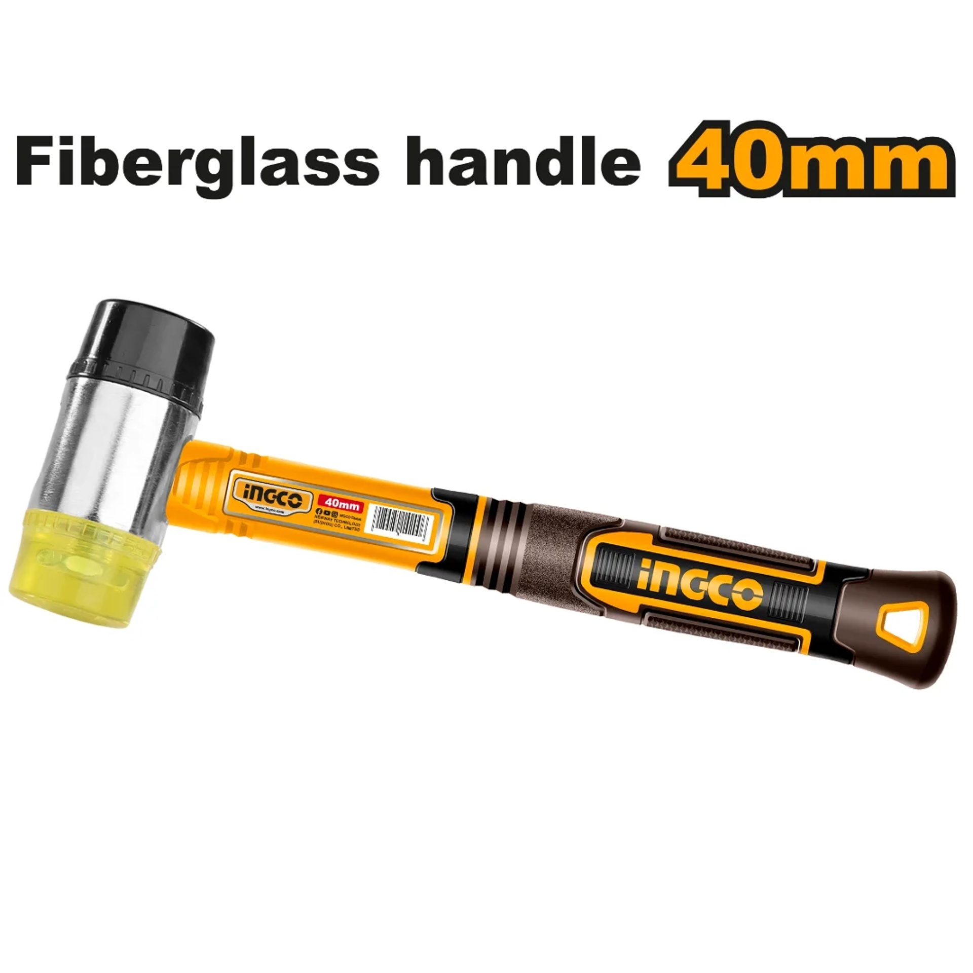 Martelo borracha 40mm refª HRUH8940 IngCo