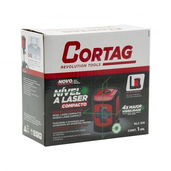 N�vel laser verde NLC816 ref� 62816 Cortag