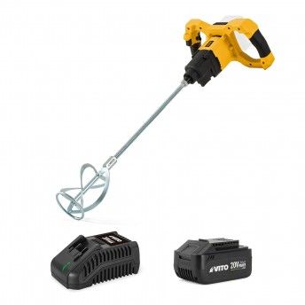 Misturador 20V + Bat 5.0Ah + carregador refª VIBCMCC20B5CS VITO Misturador 20V + Bat 5.0Ah + carregador refª VIBCMCC20B5CS VITO