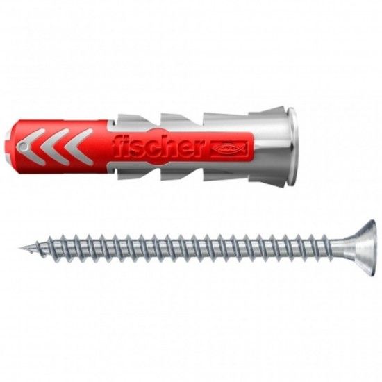 Bucha DuoPower 8x40mm + parafuso 18pç refª 560753 FISCHER Bucha DuoPower 8x40mm + parafuso 18pç refª 560753 FISCHER