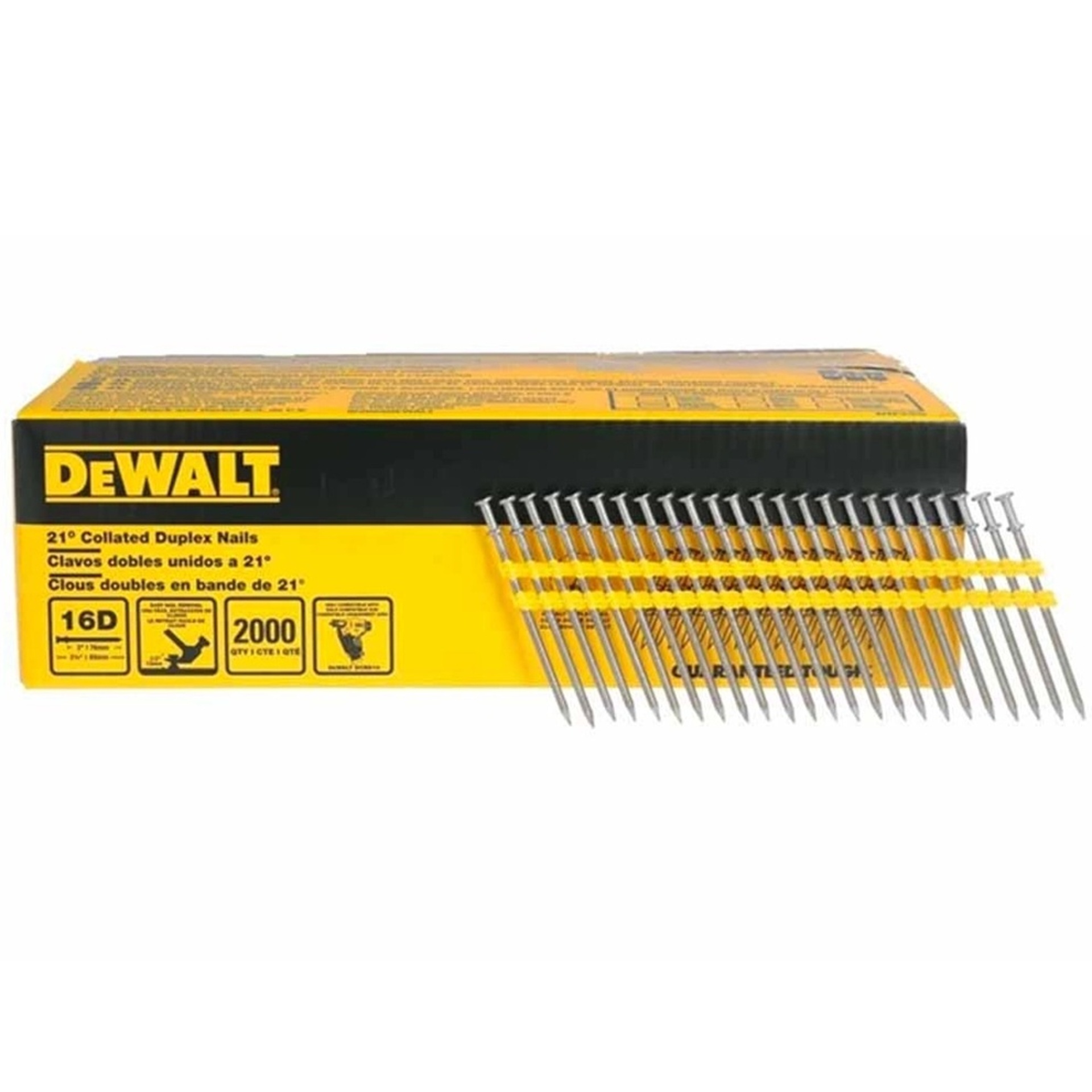 Pregos Duplex (76/89mm x 3.3mm) 2000pç refª DN350-XJ DEWALT