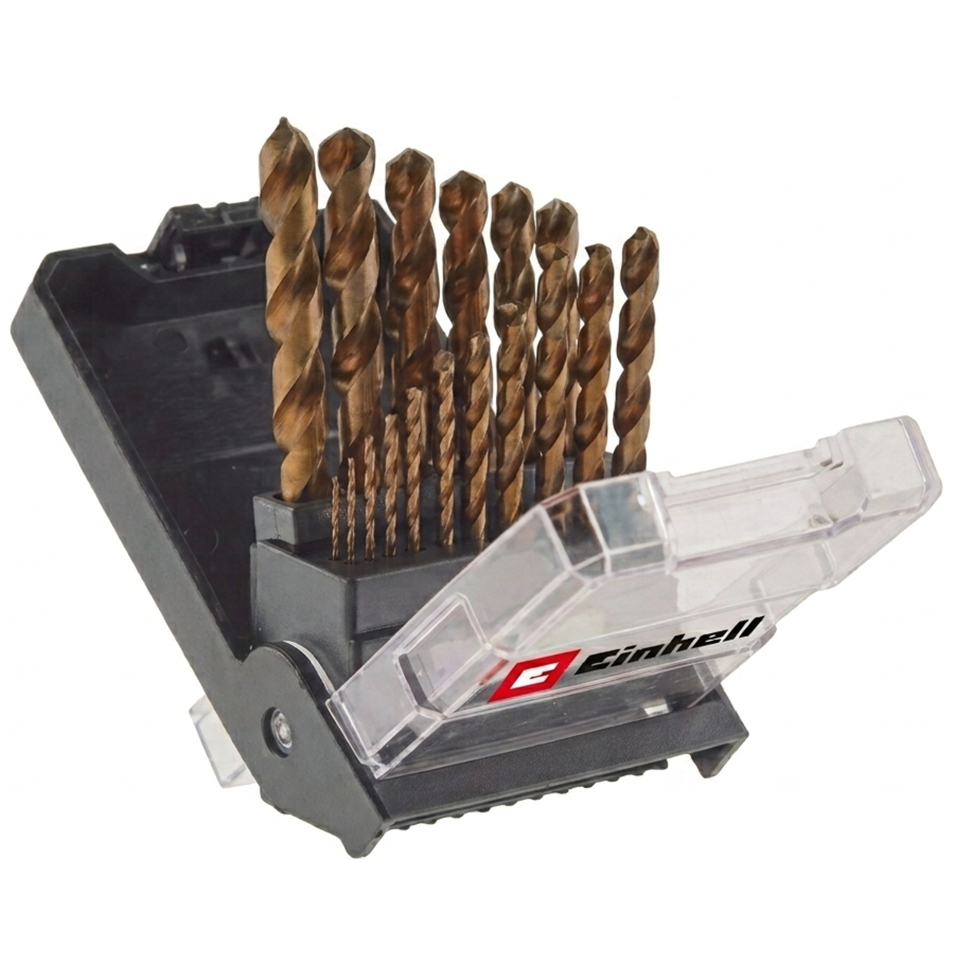 Conjunto Brocas HSS Cobalto 19pç (1-10mm) refª 49249019 Einhell