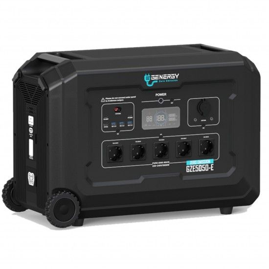 Estação de energia GZE-5050 E 5040Wh 5000W refª 31538 Genergy Estação de energia GZE-5050 E 5040Wh 5000W refª 31538 Genergy