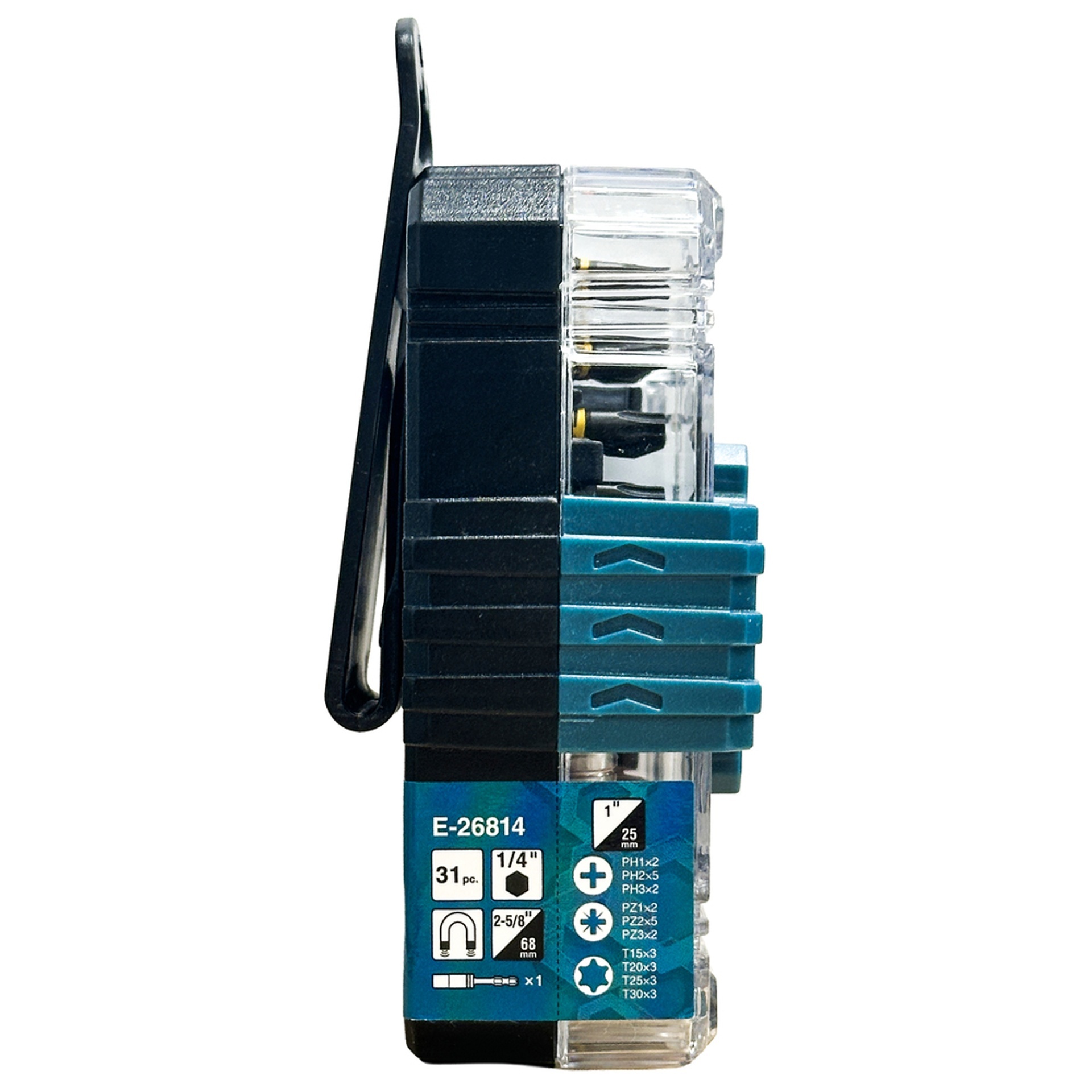 Kit bits torção ¼ refª E-26814 MAKITA