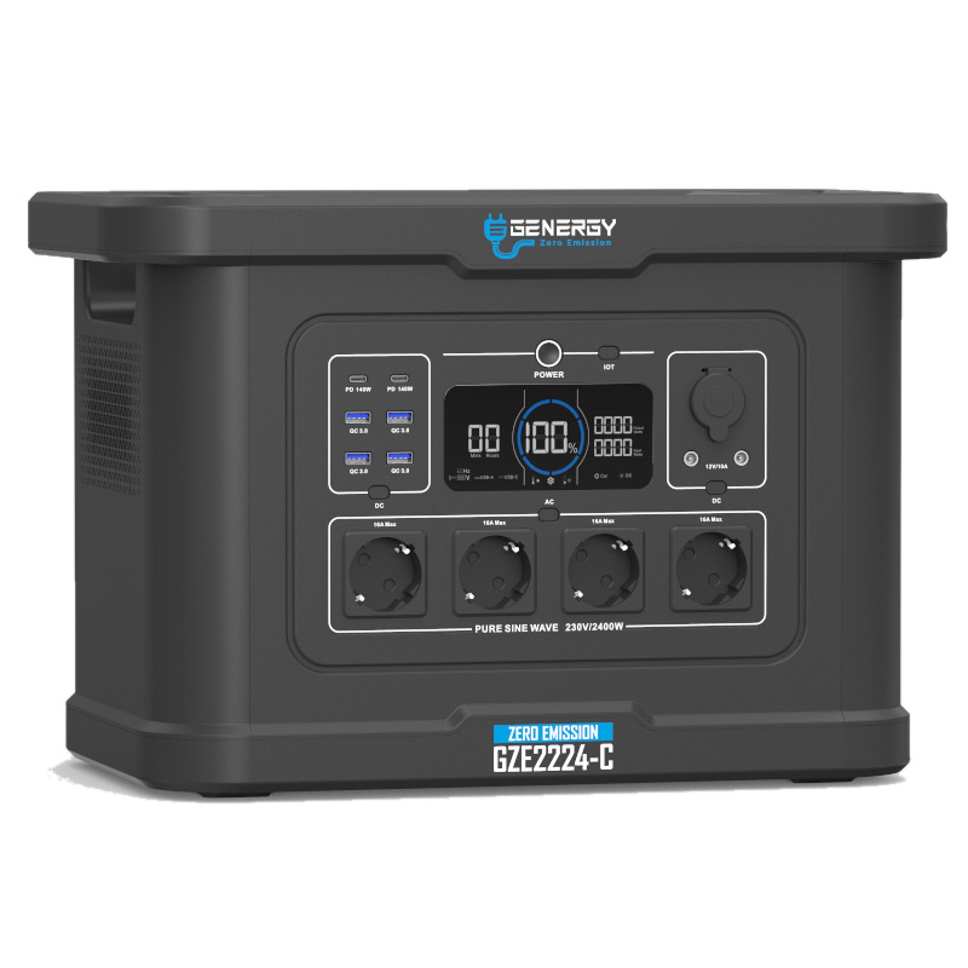 Estação de energia GZE-2224 C 2232Wh 2400W refª 31702 Genergy