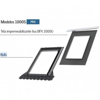 Rufo p/janela sot�o  55x78mm ref� EDW1000SCK02 Velux