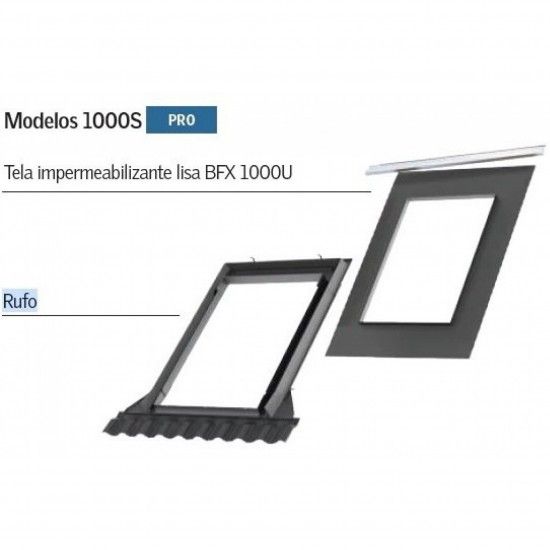 Rufo p/janela sotão 55x78mm refª EDW1000SCK02 Velux Rufo p/janela sotão 55x78mm refª EDW1000SCK02 Velux