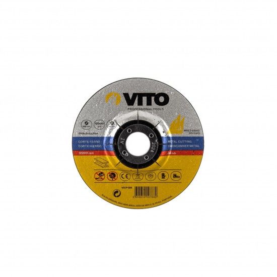 Disco corte ferro 230mm refª VICF230 VITO Disco corte ferro 230mm refª VICF230 VITO
