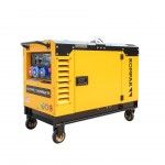 Gerador diesel insonorizado 10.6Kva (7.6kW) 400/230v refª KP-KD10000SE-T Kompak Gerador diesel insonorizado 10.6Kva (7.6kW) 400/230v refª KP-KD10000SE-T Kompak