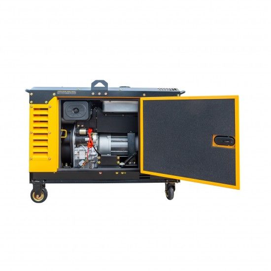 Gerador diesel insonorizado 10.6Kva (7.6kW) 400/230v refª KP-KD10000SE-T Kompak Gerador diesel insonorizado 10.6Kva (7.6kW) 400/230v refª KP-KD10000SE-T Kompak