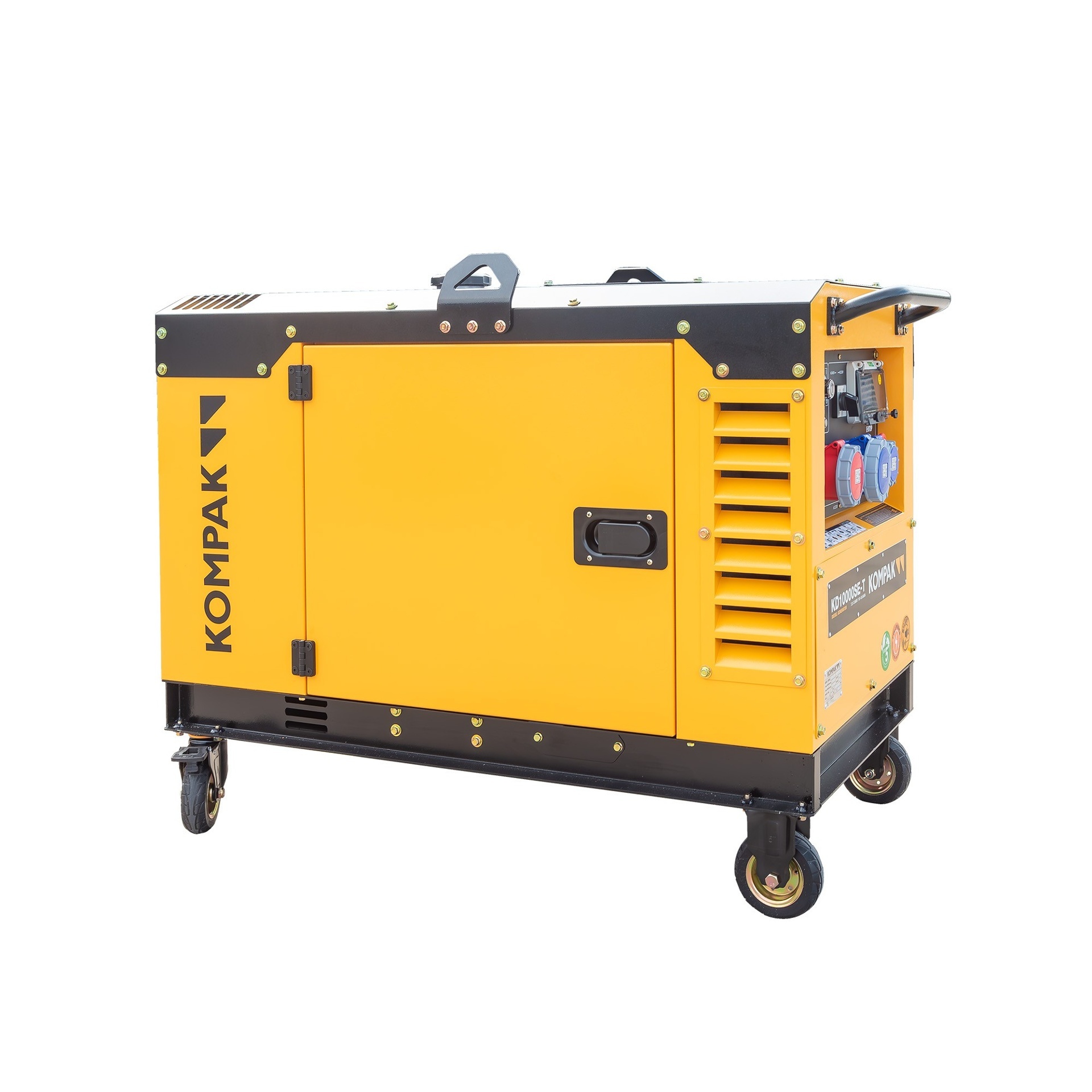 Gerador diesel insonorizado 10.6Kva (7.6kW) 400/230v refª KP-KD10000SE-T Kompak
