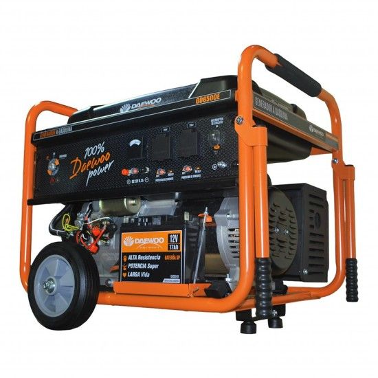 Gerador Gasolina 6.5KVA 389cc ref� GD6500E Daewoo