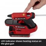 Pistola cola quente TE-CG 18/7 Li - Solo refª 4522205 EINHELL Pistola cola quente TE-CG 18/7 Li - Solo refª 4522205 EINHELL