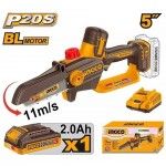 Mini Podadora 20V 13Cm + Bat 2A + Carregador refª CGSLI20561E IngCo Mini Podadora 20V 13Cm + Bat 2A + Carregador refª CGSLI20561E IngCo