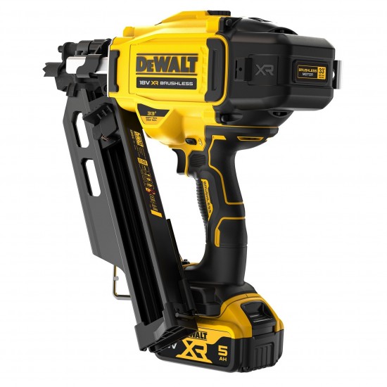 Pregadora Estruturas XR 18V + 2 Bat. Li-Ion 5Ah refª DCN930P2-QW DeWalt Pregadora Estruturas XR 18V + 2 Bat. Li-Ion 5Ah refª DCN930P2-QW DeWalt