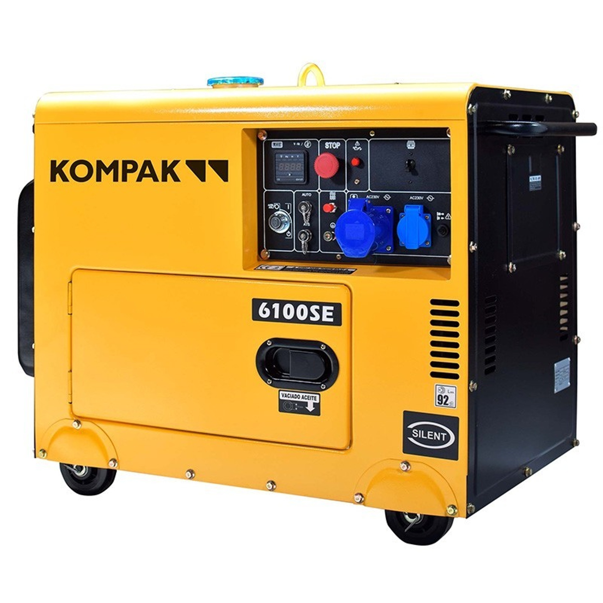 Gerador Diesel Insonorizado 5kW refª 6100SE Kompak
