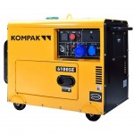 Gerador Diesel Insonorizado 5kW refª 6100SE Kompak Gerador Diesel Insonorizado 5kW refª 6100SE Kompak
