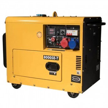Gerador Diesel Insonorizado Monof�sico 7,5 kVA(400) / 5,5 kW(230) ref� 8000SE-T Kompak