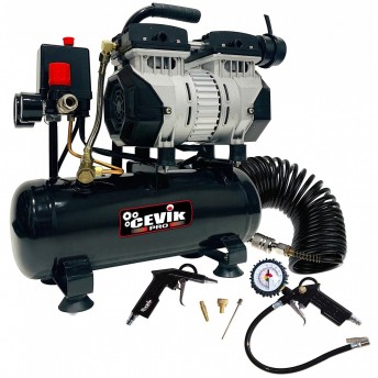 Compressor silencioso 6L refª CA-CS6PLUS CEVIK_OUTLET Compressor silencioso 6L refª CA-CS6PLUS CEVIK_OUTLET