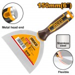 Espatula Em Inox C/ Cabo Fibra 150mm (12) P ref� HPUT08150 INGCO