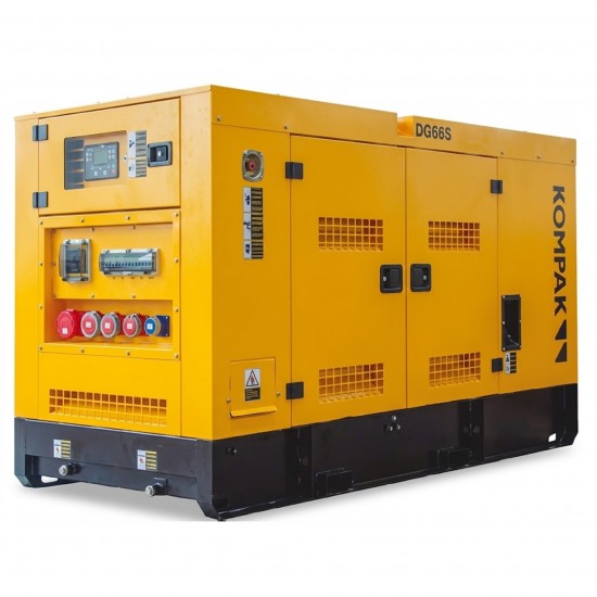 Gerador Diesel Trif�sico Insonorizado Cont�nuo 34kVA / 31kVA ref� KP-DC35R Kompak