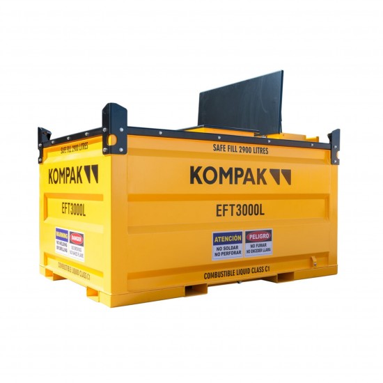 Deposito Combustível 2900L 2264x1500x1294mm refª KP-EFT3000L Kompak Deposito Combustível 2900L 2264x1500x1294mm refª KP-EFT3000L Kompak