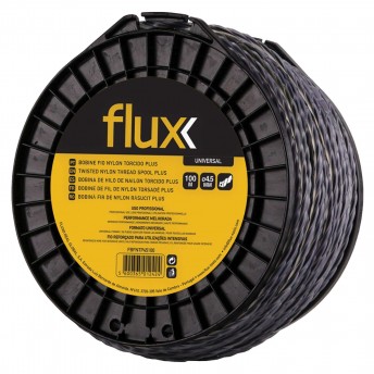 Bobine Fio Nylon Torcido Plus 4,0mm 100mt refª FBFNTP40100 FLUX Bobine Fio Nylon Torcido Plus 4,0mm 100mt refª FBFNTP40100 FLUX