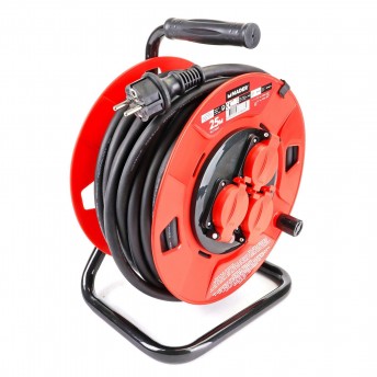 Extensão Elétrica, IP55, Enrolador Plástico, 25m, 3G2,5mm² refª 63888 MADER Extensão Elétrica, IP55, Enrolador Plástico, 25m, 3G2,5mm² refª 63888 MADER
