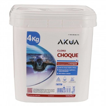 Cloro Choque Granulado AKUA 4Kg refª FCCHG4 FLUX Cloro Choque Granulado AKUA 4Kg refª FCCHG4 FLUX