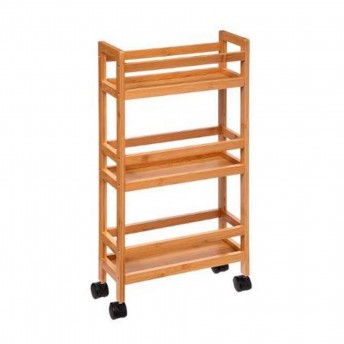 Carrinho slim casa de banho bambu 74.5x36x15cm colecci�n 'desserte' ref� 01866 5FIVE