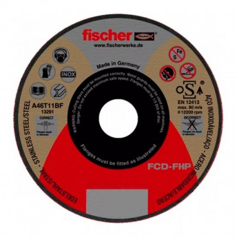 Disco fcd-fhp ø115x1x22,23 inox. 531688 refª 96253 FISCHER Disco fcd-fhp ø115x1x22,23 inox. 531688 refª 96253 FISCHER