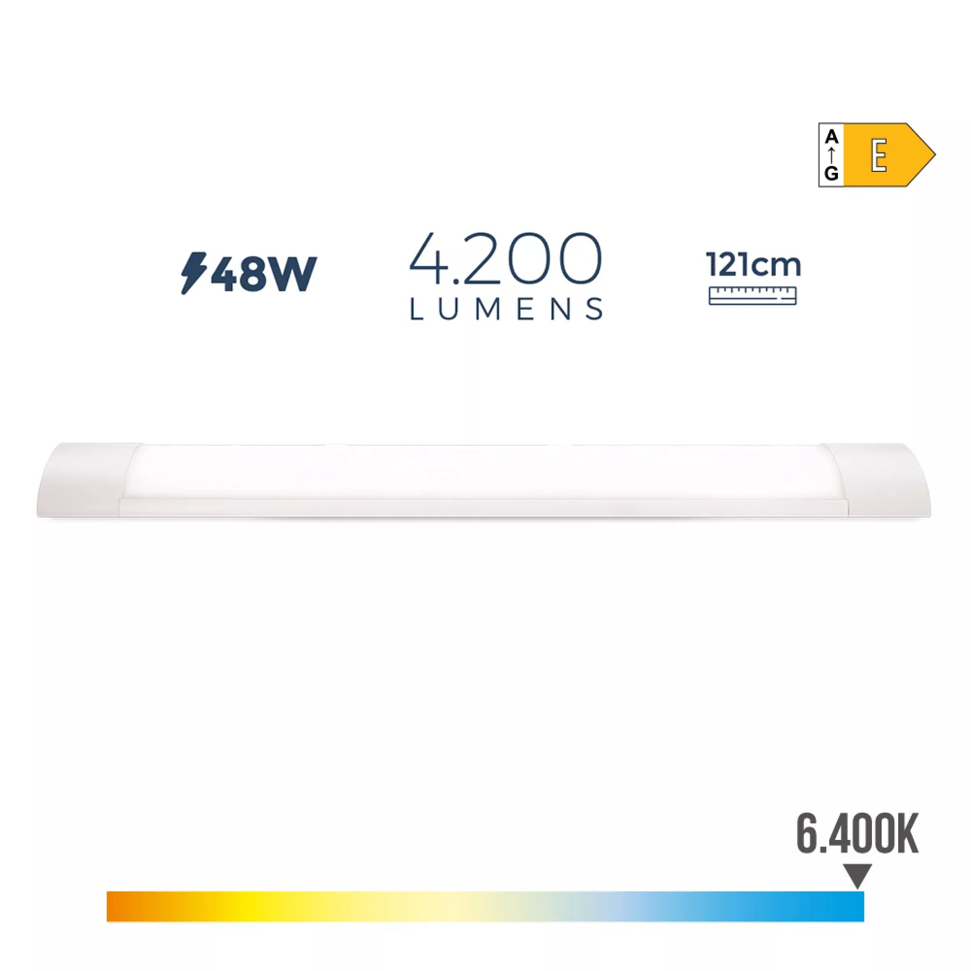 Régua Led 48W 4200Lm refª 31681 EDM
