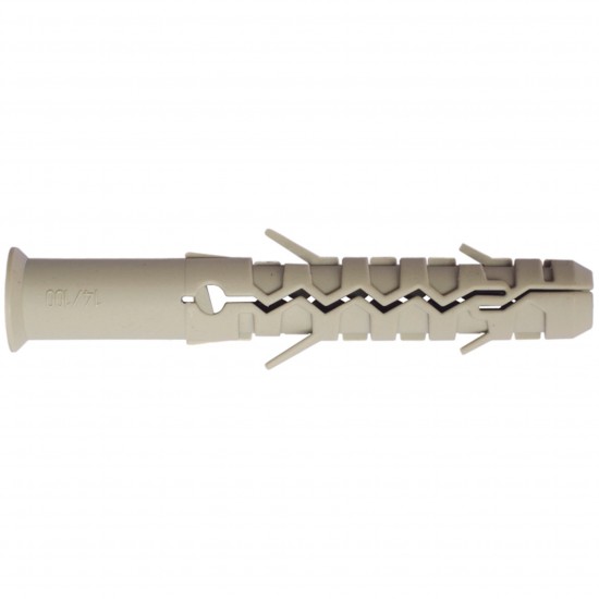 Bucha nylon c/ gola mf BN-GM 14x100mm 50p� ref� 121.0008 MACFER
