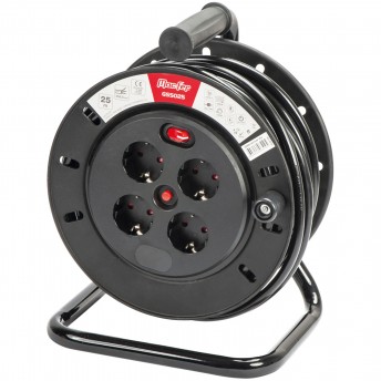 Extensão elétrica com enrolador GSS025 3G2,5mm2 25m refª 065.0010 MACFER Extensão elétrica com enrolador GSS025 3G2,5mm2 25m refª 065.0010 MACFER