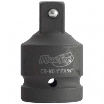 Adaptador caixa Cr-Mo impacto ACMoI3 ¾"(F) x ½"(M) refª 193.0060 MACFER Adaptador caixa Cr-Mo impacto ACMoI3 ¾"(F) x ½"(M) refª 193.0060 MACFER