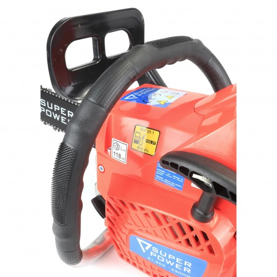 Motosserra, 51.5cc, 430mm refª 48341 SUPER POWER Motosserra, 51.5cc, 430mm refª 48341 SUPER POWER