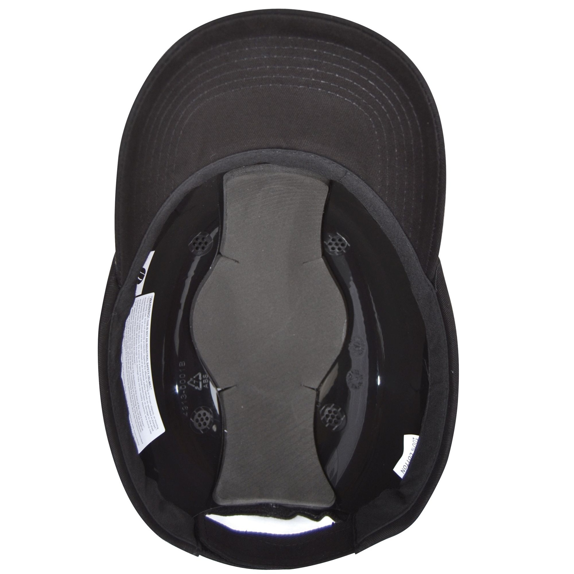 Boné De Proteção Preto De Algodão/Abs Ferko F-142/110-15