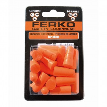 Plugues Anti-Ru�do 37 Db (Pack 20 Unidades) Ferko F-142/50509C