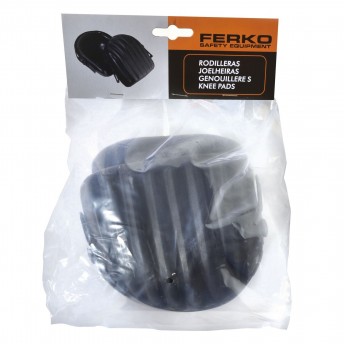Joelheiras De Borracha De Poliuretano/Espuma Preta Ferko F-992002 Joelheiras De Borracha De Poliuretano/Espuma Preta Ferko F-992002