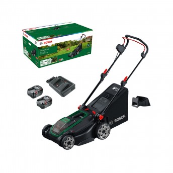 Corta-Relvas ROTAK18V2-43 Lâmina 43cm + 2 Baterias 18V 4,0Ah + Carregador ref* 06008B9L00 BOSCH Corta-Relvas ROTAK18V2-43 Lâmina 43cm + 2 Baterias 18V 4,0Ah + Carregador ref* 06008B9L00 BOSCH