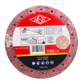 6 Discos De Lixa Oxy Multi-Perfurados 225Mm Velcro Mse 6 Discos De Lixa Oxy Multi-Perfurados 225Mm Velcro Mse